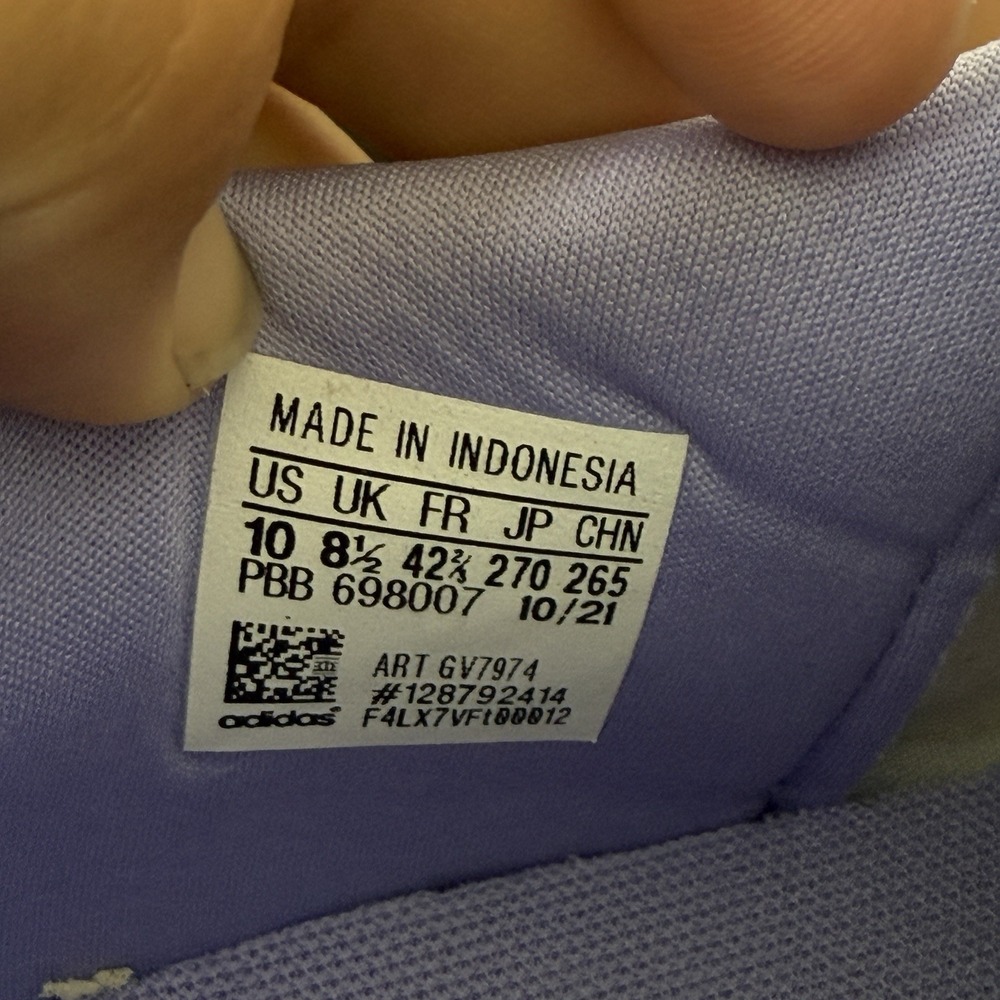 Adidas Originals Swift Run 22 Women's Shoes Size 10 GV7974 Purple/White NEW TAGS - Picture 6 of 7